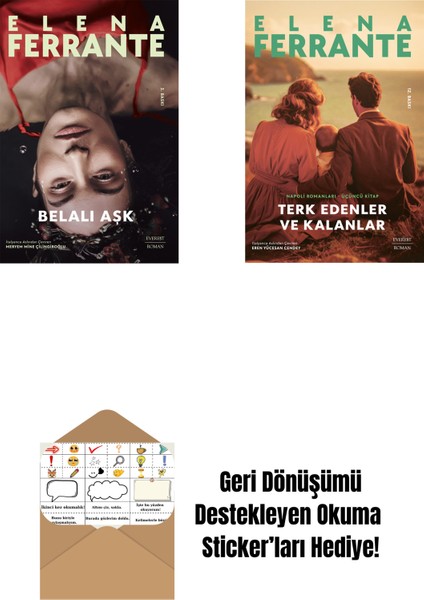 Belalı Aşk + Terk Edenler ve Kalanlar + Okuma Sticker'ları