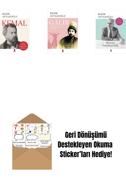 Kemal + Gâlib - Kuğunun Son Şarkısı + Dünyayı Güzelleştirmek + Okuma Sticker'ları