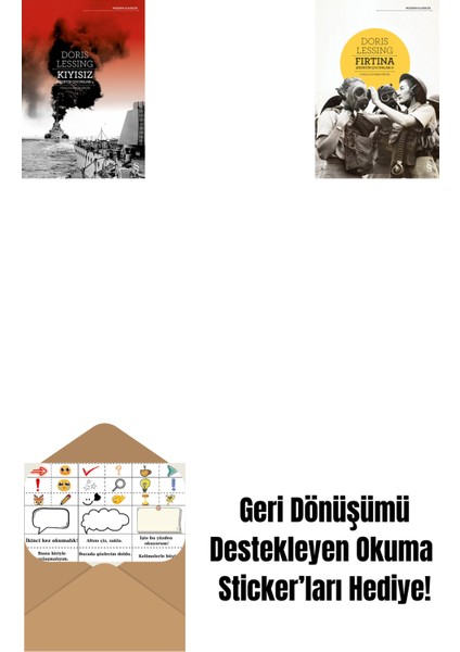 Kıyısız + Fırtına + Okuma Sticker'ları