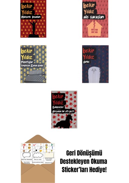 Bekir Yıldız 5 Kitap Set + Okuma Sticker'ları