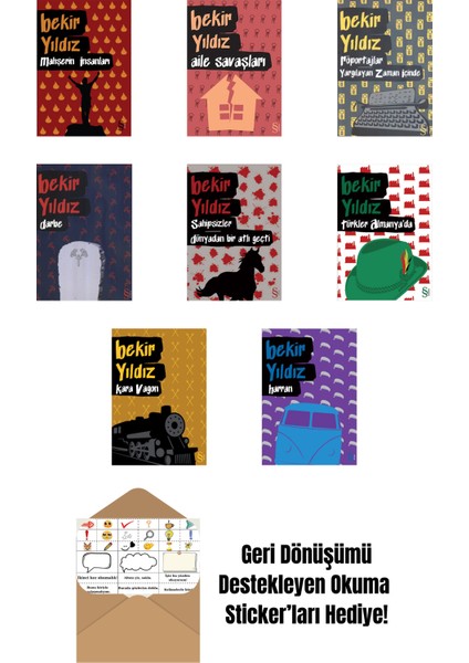 Bekir Yıldız 8 Kitap Set + Okuma Sticker'ları