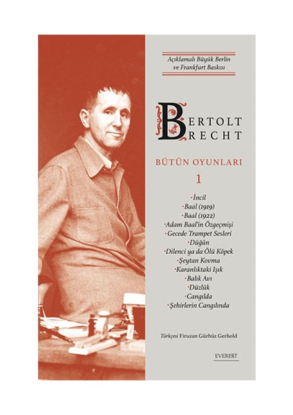 Üç Kuruşluk Opera + Bertolt Brecht - Bütün Oyunları 1 + Okuma Sticker'ları