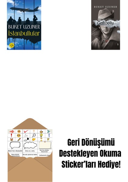 Istanbullular + Gelibolu (Ciltli) + Okuma Sticker'ları
