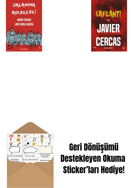 Salamina Askerleri (Çizgi Roman) + Saplantı + Okuma Sticker'ları