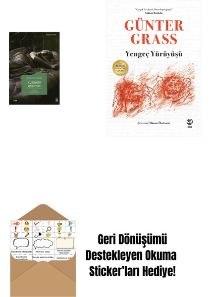 Kurbağa Güncesi + Yengeç Yürüyüşü + Okuma Sticker'ları