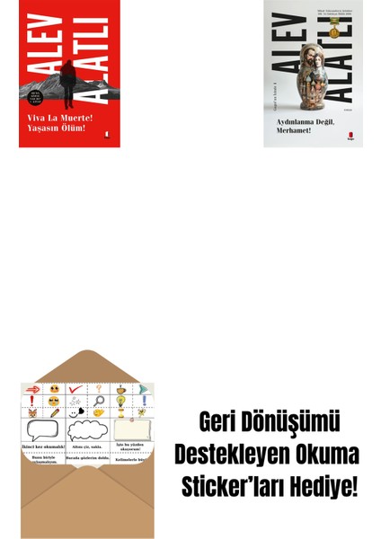 Viva La Muerte! Yaşasın Ölüm! + Aydınlanma Değil Merhamet! + Okuma Sticker'ları