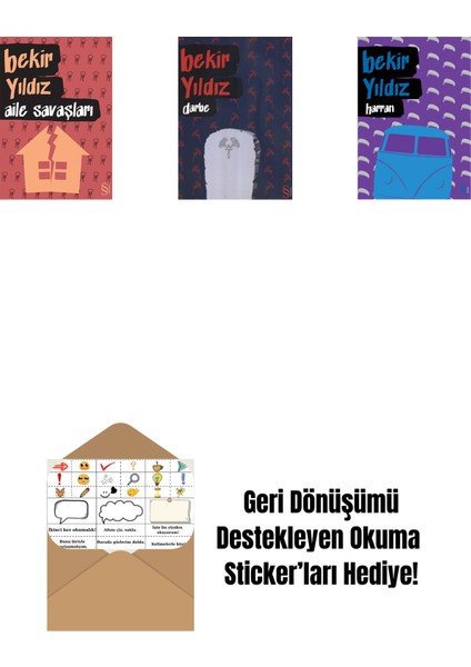 Aile Savaşları + Darbe + Harran + Okuma Sticker'ları