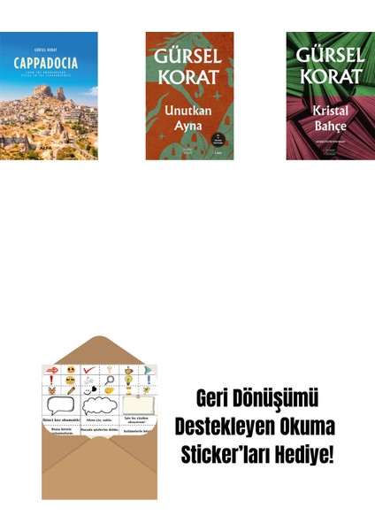 Cappadocia (Ciltli) + Unutkan Ayna + Kristal Bahçe + Okuma Sticker'ları