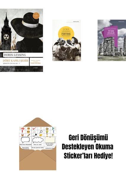 Dört Kapılı Şehir + Fırtına + Iyi Bir Evlilik + Okuma Sticker'ları