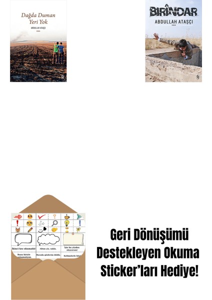Dağda Duman Yeri Yok + Bırindar + Okuma Sticker'ları