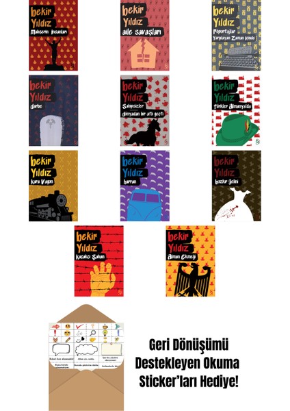 Bekir Yıldız 11 Kitap Set + Okuma Sticker'ları