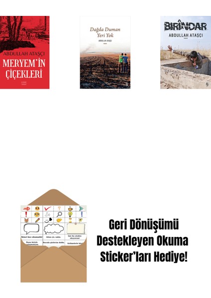 Meryem’in Çiçekleri + Dağda Duman Yeri Yok + Bırindar + Okuma Sticker'ları