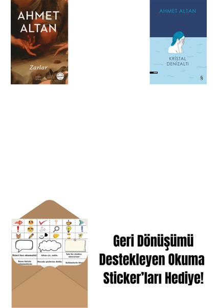 Zarlar + Kristal Denizaltı + Okuma Sticker'ları