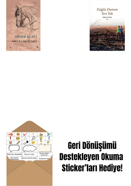 Heder Ağacı + Dağda Duman Yeri Yok + Okuma Sticker'ları