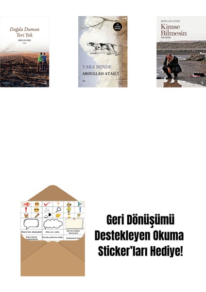 Dağda Duman Yeri Yok + Yara Bende + Kimse Bilmesin + Okuma Sticker'ları