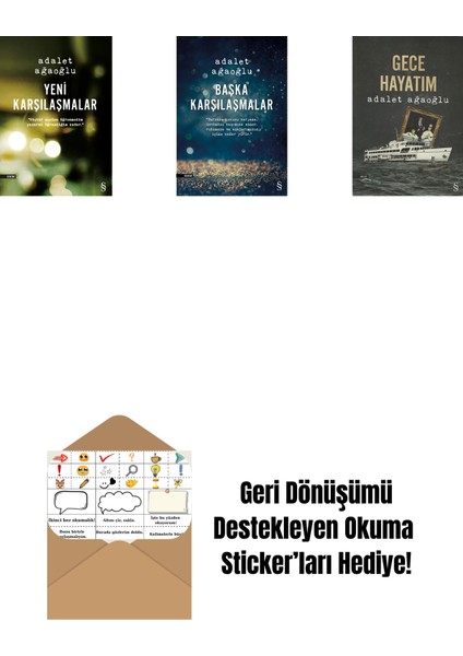 Yeni Karşılaşmalar + Başka Karşılaşmalar + Gece Hayatım + Okuma Sticker'ları