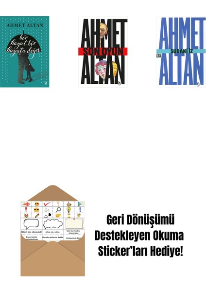 Bir Hayat Bir Hayata Değer + Son Oyun + Sudaki Iz (Cep Boy) + Okuma Sticker'ları