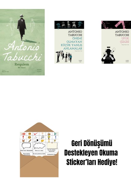 Requiem + Önemi Olmayan Küçük Yanlış Anlamalar + Ufuk Çizgisi + Okuma Sticker'ları