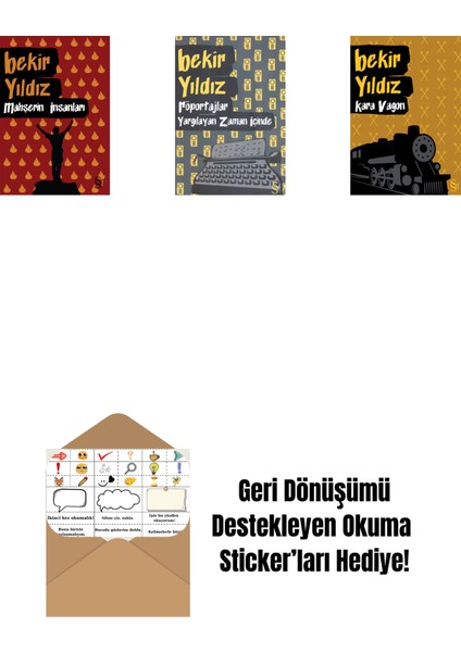 Mahşerin Insanları + Röportajlar: Yargılayan Zaman Içinde + Kara Vagon + Okuma Sticker'ları
