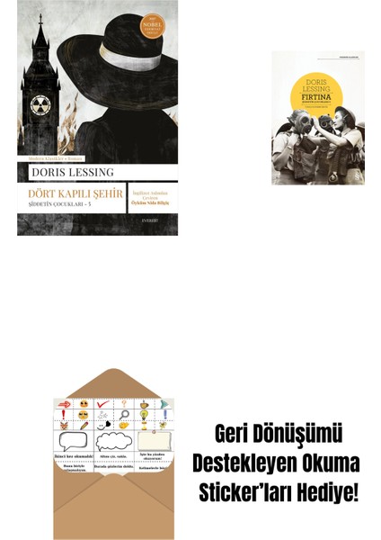 Dört Kapılı Şehir + Fırtına + Okuma Sticker'ları