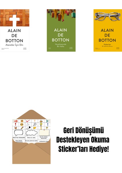 Ateistler Için Din + Havalimanında Bir Hafta + Haberler + Okuma Sticker'ları