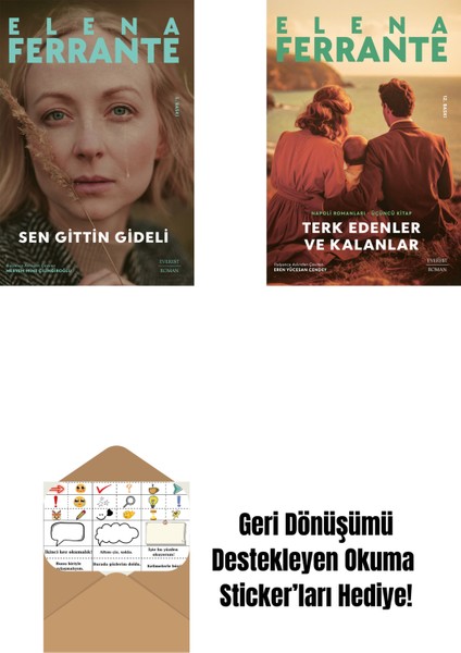 Sen Gittin Gideli + Terk Edenler ve Kalanlar + Okuma Sticker'ları