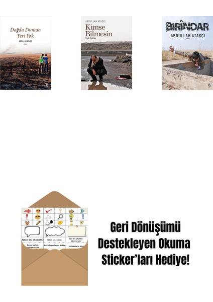 Dağda Duman Yeri Yok + Kimse Bilmesin + Bırindar + Okuma Sticker'ları