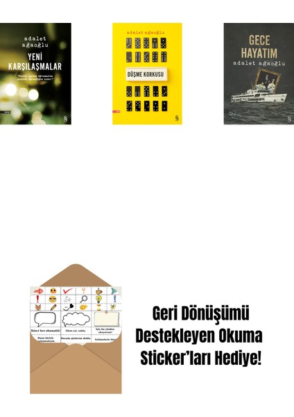 Yeni Karşılaşmalar + Düşme Korkusu + Gece Hayatım + Okuma Sticker'ları