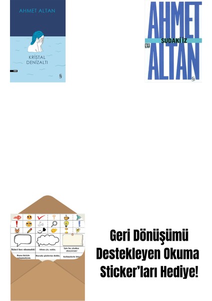 Kristal Denizaltı + Sudaki Iz (Cep Boy) + Okuma Sticker'ları