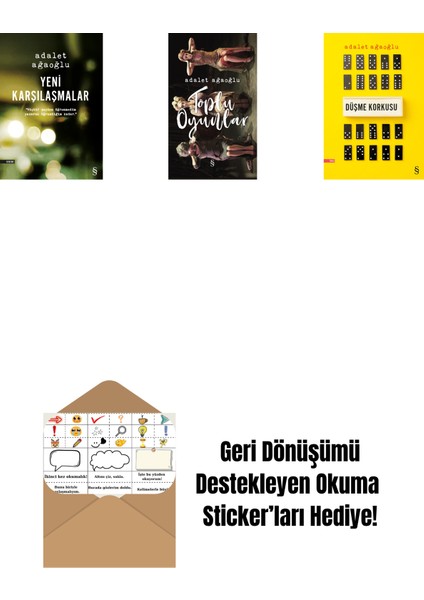 Yeni Karşılaşmalar + Toplu Oyunlar (Ciltli) + Düşme Korkusu + Okuma Sticker'ları