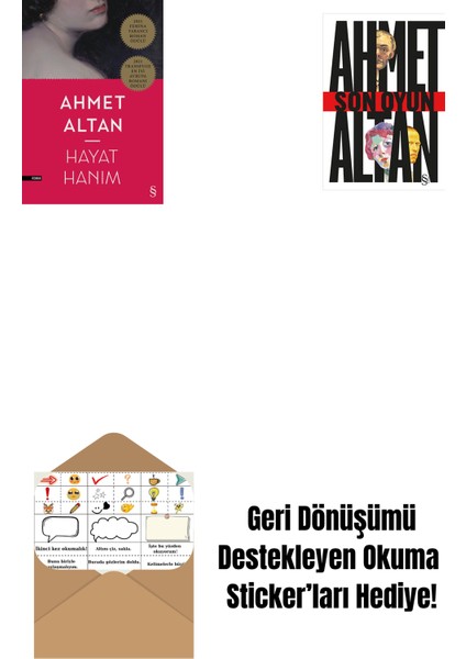 Hayat Hanım + Son Oyun + Okuma Sticker'ları
