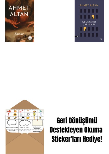Zarlar + Geceyarısı Şarkıları + Okuma Sticker'ları