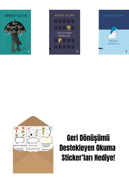 Bir Hayat Bir Hayata Değer + Geceyarısı Şarkıları + Kristal Denizaltı + Okuma Sticker'ları