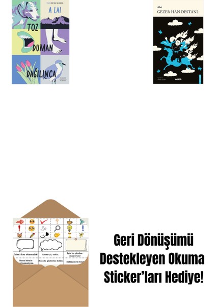 Toz Duman Dağılınca + Gezer Han Destanı + Okuma Sticker'ları