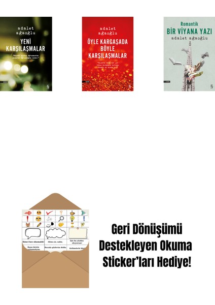 Yeni Karşılaşmalar + Öyle Kargaşada Böyle Karşılaşmalar + Romantik Bir Viyana Yazı + Okuma Sticker'ları