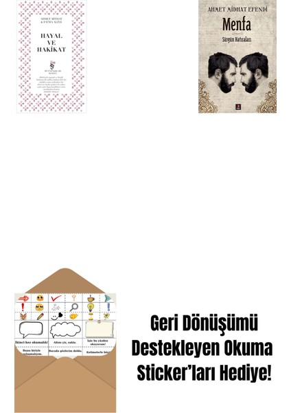 Hayal ve Hakikat + Menfa + Okuma Sticker'ları