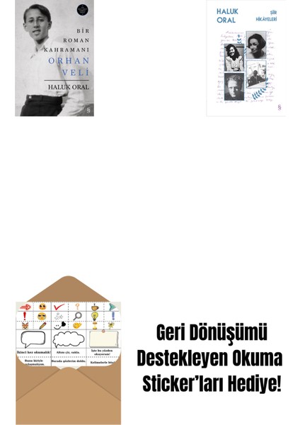 Bir Roman Kahramanı Orhan Veli (Ciltli) + Şiir Hikâyeleri + Okuma Sticker'ları