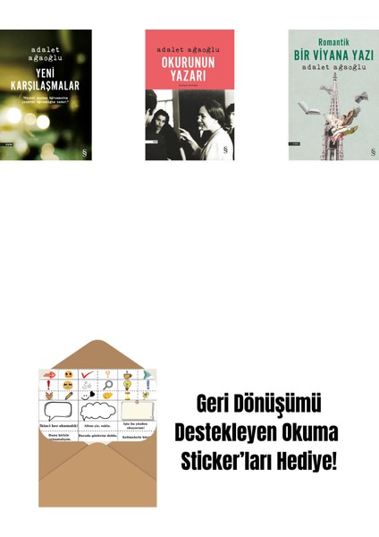 Yeni Karşılaşmalar + Okurunun Yazarı + Romantik Bir Viyana Yazı + Okuma Sticker'ları