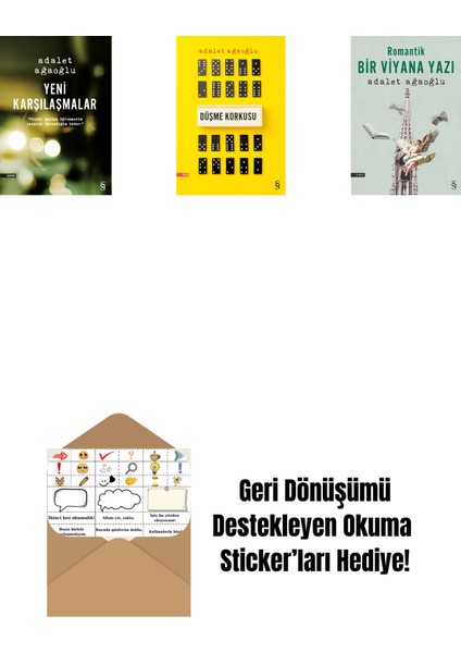 Yeni Karşılaşmalar + Düşme Korkusu + Romantik Bir Viyana Yazı + Okuma Sticker'ları