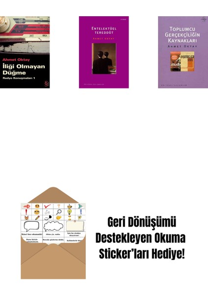 Iliği Olmayan Düğme + Entelektüel Tereddüt + Toplumcu Gerçekçiliğin Kaynakları + Okuma Sticker'ları