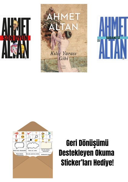 Son Oyun + Kılıç Yarası Gibi + Sudaki Iz (Cep Boy) + Okuma Sticker'ları