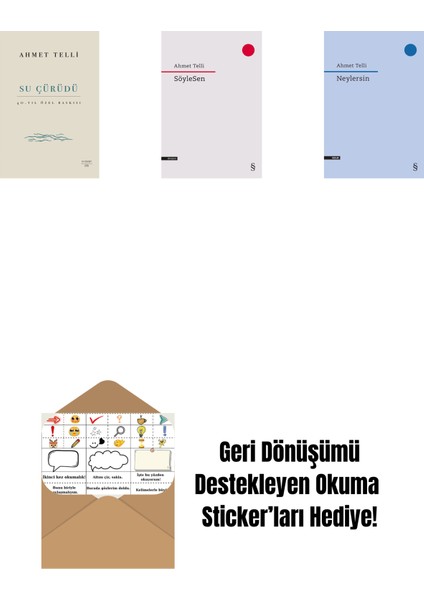 Su Çürüdü (Ciltli) + Söylesen + Neylersin + Okuma Sticker'ları