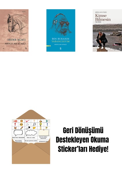 Heder Ağacı + Ben Buranın Yabancısıyım + Kimse Bilmesin + Okuma Sticker'ları