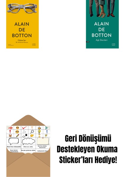 Haberler + Aşk Dersleri + Okuma Sticker'ları