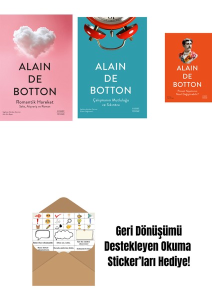 Romantik Hareket + Çalışmanın Mutluluğu ve Sıkıntısı + Proust Yaşamınızı Nasıl Değiştirebilir? + Okuma Sticker'ları