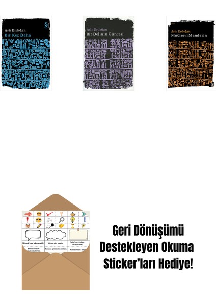 Bir Kez Daha + Bir Delinin Güncesi + Mucizevi Mandarin + Okuma Sticker'ları