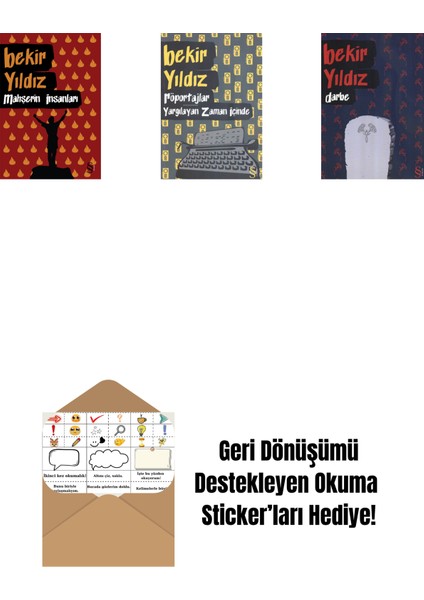Mahşerin Insanları + Röportajlar: Yargılayan Zaman Içinde + Darbe + Okuma Sticker'ları
