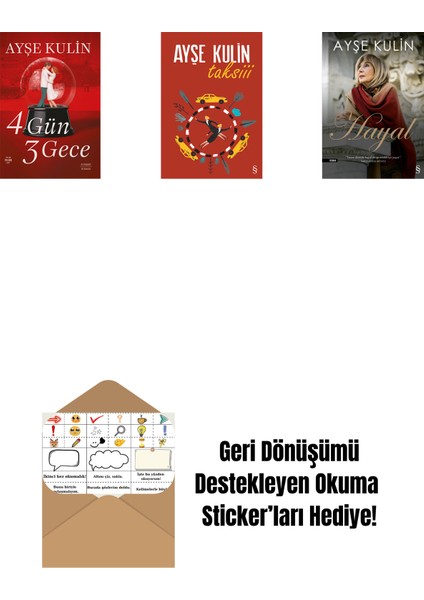 4 Gün 3 Gece + Taksiii + Hayal + Okuma Sticker'ları