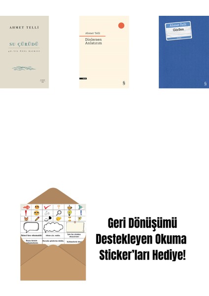 Su Çürüdü (Ciltli) + Dinlersen Anlatırım + Görsen + Okuma Sticker'ları