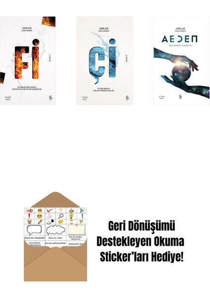 Fi + Çi + Aeden + Okuma Sticker'ları